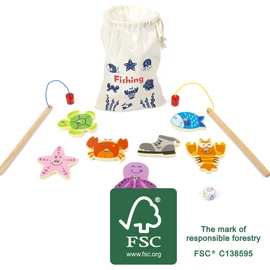 Mágneses horgászjáték - úti társasjáték - fsc