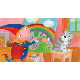 Diafilm - Kerekítő manó meséi , 4 évszak, 4 mese