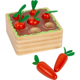 Small foot Játék zöldséges kert fából sárgarépák