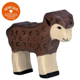 Holztiger fa figura fekete bárány