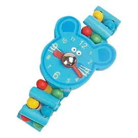 Játék Karóra fából Kék egeres