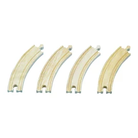 Görbe sín fa vonat pályához