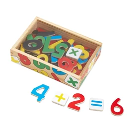 Melissa and Doug 10449 fa mágneses számok fa dobozban