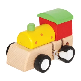 Felhúzható zöld mozdony