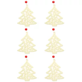 Karácsonyfadísz - fehér fenyőfa