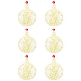 Karácsonyfadísz - fehér hóember