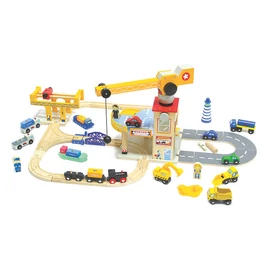 Mentari favonat szett daruval és autóúttal