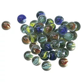 Üveggolyó készlet - macskaszem