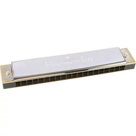 Fém szájharmonika - gravírozással