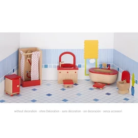 Fa babaház bútor fürdőszoba - goki