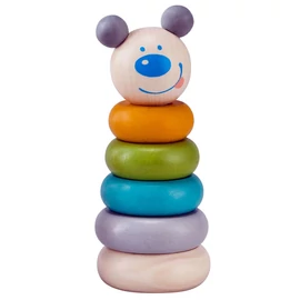 Montesszori maci torony - pasztell színű