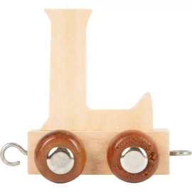 Betűvonat fából - L