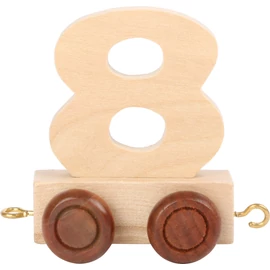 Számvonat fából - 8