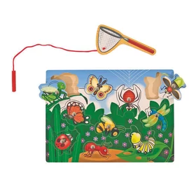 Melissa and Doug 3779 mágneses horgászjáték lepkehálóval