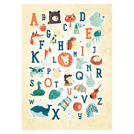 Kuvik Abc poszter angol