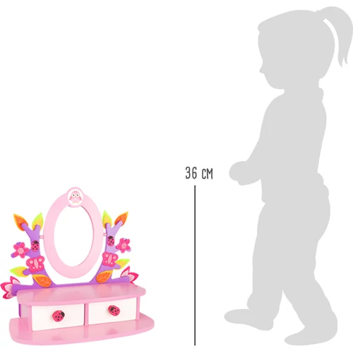 Small foot játék fésülködő asztal tükörrel