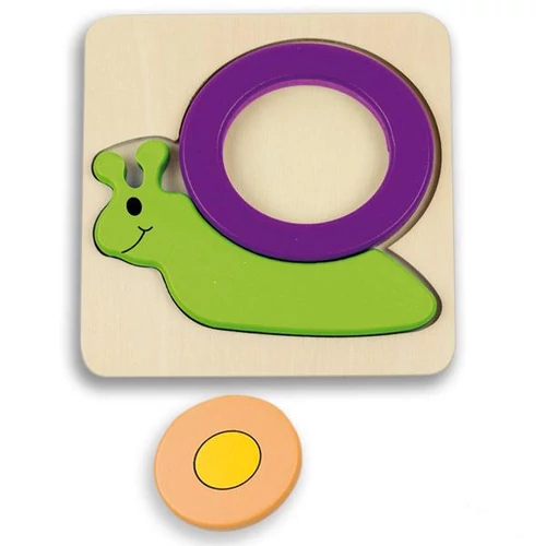 Magasított puzzle - csiga