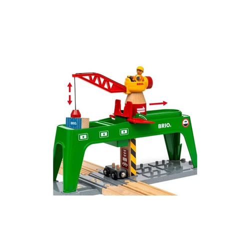 Brio World 33996 konténer emelődaru 360 fokban forog