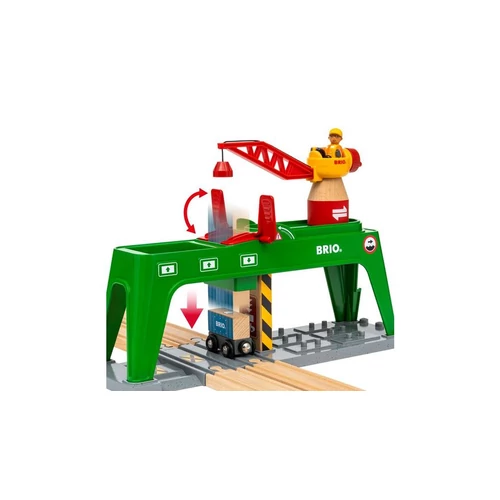 Brio World 33996 konténer emelődaru mágnessel