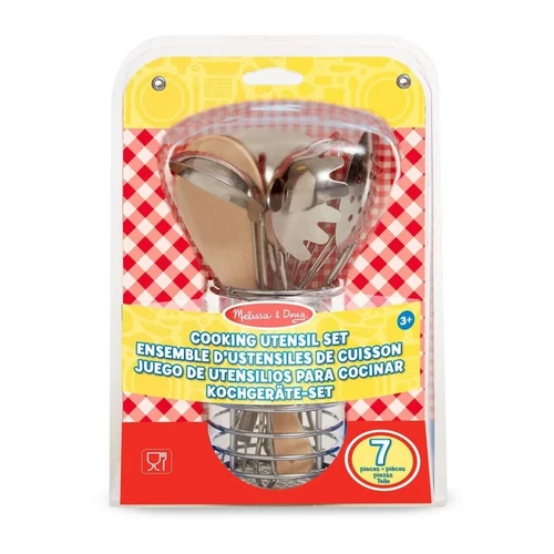 Melissa and Doug fém konyhai eszközök csomagolása