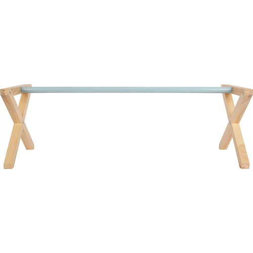 Small foot cavaletti kék akadályrúd oldalról