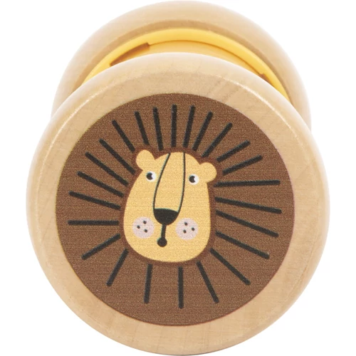 Oroszlán mintájú fa esőbot