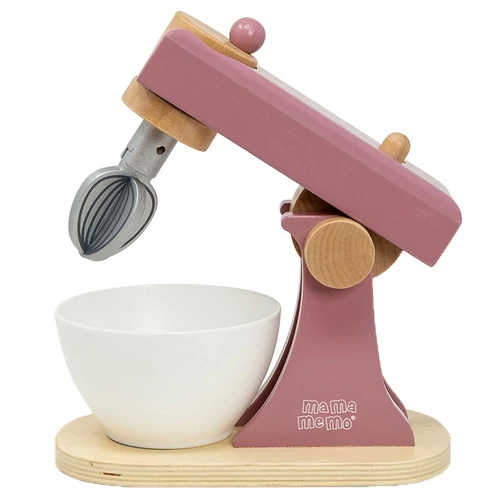 Mamamemo 85656 mixergép kiegészítőkkel fából rózsaszínben