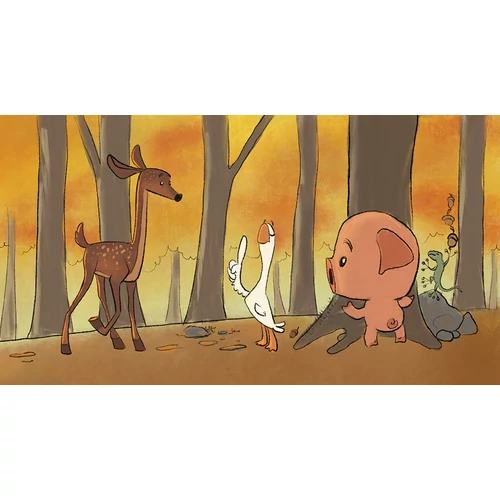 Diafilm mese - Malac és Liba kirándul