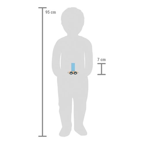 Small foot 12579 polar fa I betűvonat mérete