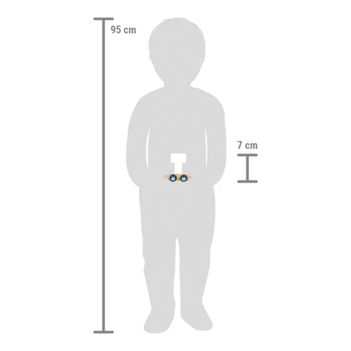 Small foot 12590 polar fa T betűvonat mérete