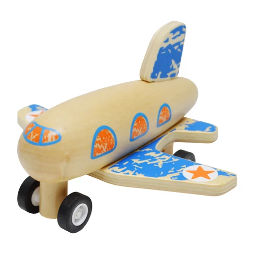 Hátrahúzható kék repülő