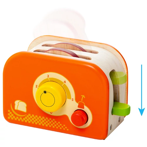 Fa játék kenyérpirító - narancssárga