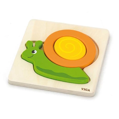 Magasított puzzle - csiga