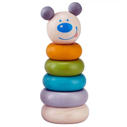 Montesszori maci torony - pasztell színű