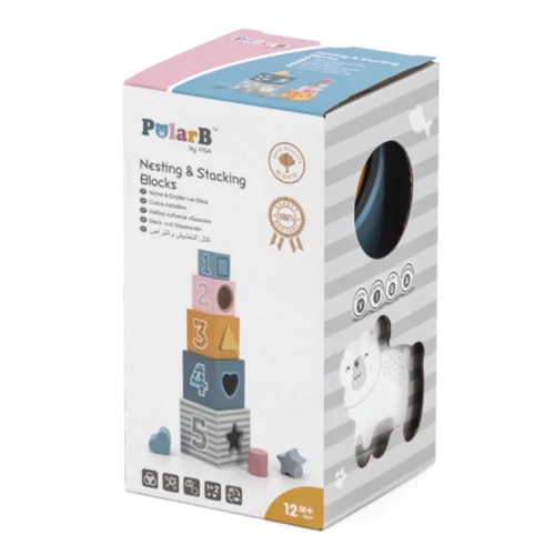 Bábel-torony - szürke, fehér