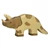 Holztiger fa figura triceratopsz