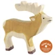 Holztiger fa figura szarvas