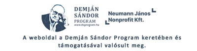 A weboldal a Demján Sándor Program keretében és támogatásával valósult meg.