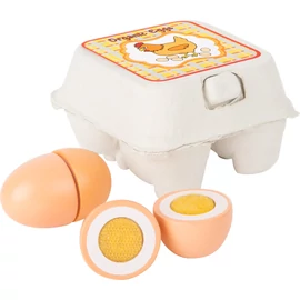 Small foot szeletelhető Fa tojások, tépőzárral tapadnak