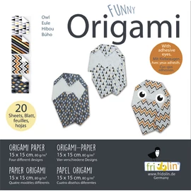 Fridolin Funny Origami - Bagoly origami papír készlet