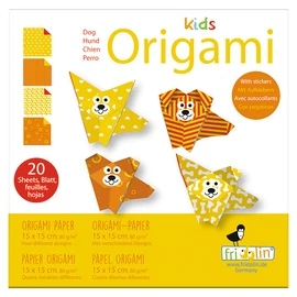 Fridolin origami készlet kutya hajtogató készlet Funny origami