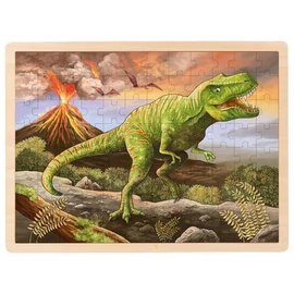 96 darabos dinós fa puzzle a gokitól, Goki 57389 T-Rex