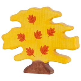 Holztiger fa figura kicsi juharfa