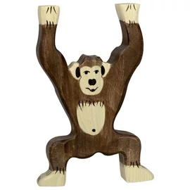 Holztiger fa figura csimpánz, álló