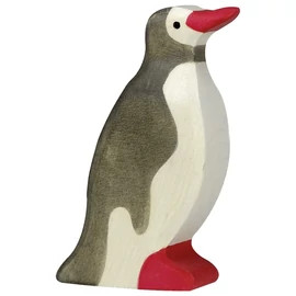 Holztiger fa figura pingvin, álló