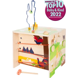 Golyóvezető készségfejlesztő kocka háziállatos - Small foot 11733