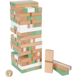 Small foot 12217 leboruló torony fa jenga Gold Edition