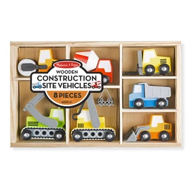 Melissa & Doug 3180 fa jármű készlet munkagépek