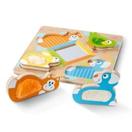  Melissa &amp;amp; Doug 1898 első kirakó játékom - Touch and feel puzzle