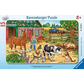 Ravensburger puzzle 15 darabos Élet a tanyán